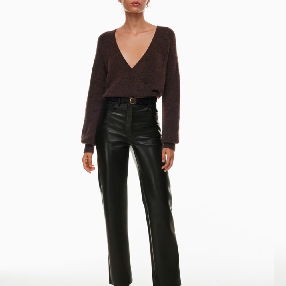 Aritzia Wilfred Melina Vegan Leather Pants